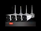 WiFi Tuya 2Mp CCTV 4 Camera Full Set (Code-1080)