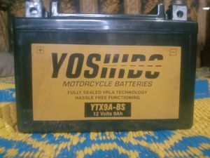 Yoshido Motorcycle Battery 9 AH for Sale