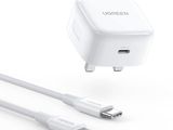UGREEN 20W Type-C Apple Charger Adapter and C to Lightning Cable