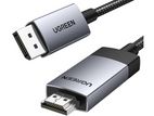 Ugreen 25491 Displayport To HDMI 4K Cable 3M