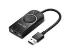 Ugreen 50599 USB External Sound Card Audio Adapter 1M (New)