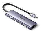 UGREEN 6-in-1 4K 60Hz, 100W PD & USB 3.0, SD/TF Card Reader