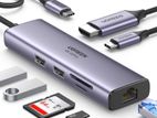 UGREEN 7 In 1 USB-C Multifuntion 100W PD Hub with HDMI 4K & RJ45 Ports