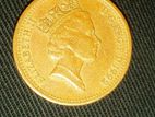 UK old coin one penny 1992