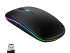 Ultrathin LED Bluetooth Black Mouse