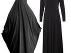 Umbrella Cut Abaya with Hijab