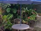 Garden Umbrella with Table