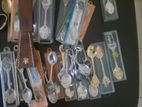 unique collection of souvenir spoons