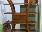 Unique Wooden Display Rack / Bookshelf