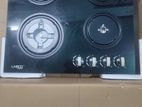 4 Burner Glass Top Gas Cooker