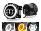 Universal Fog Light Two Colours with Drl Ring
