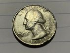 U.S.A 1989 Quarter dollar coin