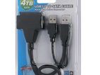 USB 3.0 To SATA Cable Adapter Dual