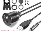 USB, Aux stereo extender