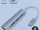 USB HUB 3.0 - 4 Port Type C