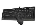 USB Keyboard Wired Combo Set A4 Tech F1010