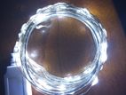 USB LED String Lights 5M Silver Wire