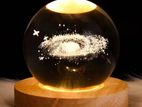 USB Night Light LED Crystal Ball Table Lamp 3D