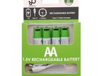 usb Rechargeable Battery 1500mah