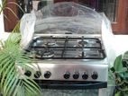 Used 4 Burners Cooker and Electric Oven