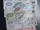 Used Old Bank Notes