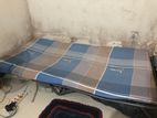 Used Bed and Mattress with Aluminium Cupboard