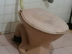 Used Commode with Wash Basin