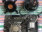 Motherboard Core i5-12400, Asus Prime H610M-K D4 XLR8 DDR4 8GB 3200MHZ