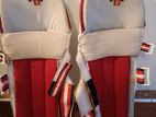 Used Cricket Equipment with Kashmir Willow Leather Bat