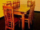 Used Dining Table with Chairs