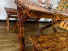 Wooden Table with Chairs