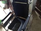 Used Full Option Commode Wheel Chair High Back Foldable