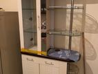 Used Glass Liquor Cabinet