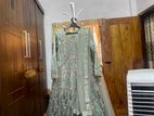 Green Embroidered Salwar Set