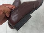 Leather Shoe Brown Color