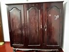 Mahogany 3-Door Wardrobe