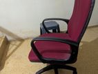 Used Maroon Mid-Back Computer Chair