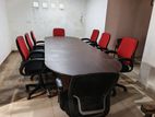 Office Chair with Long Table