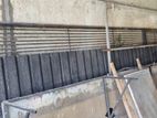 Used Steel Sliding Gate Black