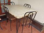 Steel Table with Chairs