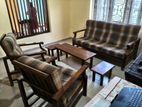 Used Teak 5 Seater Sofa Full Set