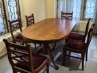 Teak Dining Table Full Set