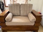 Used Teak Sofa set with coffee table