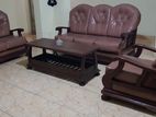 Used Teak Wood Sofa Set