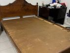 Twin Teak Wooden Bed