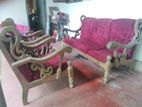 Used Wooden Sofa Set