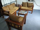 Used Wooden Teak Chair Set