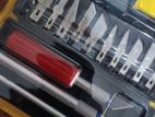 UYUSTOOLS 13-PIECE HOBBY KNIFE SET HERMAN HT 0745