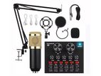 V8 Sound Card Bm 800 Condenser Microphone Full Set