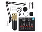V8 Sound Card Bm800 Condenser Microphone Mic Full Set